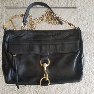 Rebecca Minkoff M.A.C. Crossbody in Black with Gold Hardware